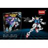 HSANHE 2802 non  TẤN CÔNG MẠNH MẼ bộ đồ chơi xếp lắp ráp ghép mô hình Gundam MOBILE SUIT Đại Chiến Gundam 521 khối