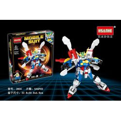 HSANHE 2804 non  MS-GOD. bộ đồ chơi xếp lắp ráp ghép mô hình Gundam MOBILE SUIT Đại Chiến Gundam 546 khối