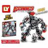 LY 76013 non  SIÊU MÁY CHIẾN TRANH bộ đồ chơi xếp lắp ráp ghép mô hình Super Heroes HEROES STEEL MECHA Siêu Nhân Anh Hùng 632 khối