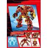 LY 76015 non  SUPER REBELLION. bộ đồ chơi xếp lắp ráp ghép mô hình Super Heroes HEROES STEEL MECHA Siêu Nhân Anh Hùng 650 khối