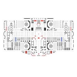 XIAOMI MITU MI ONEBOT YYSQC01IQI 01IQI OBYYC96AIQI 96AIQI non  XE BỐN BÁNH ĐỊA HÌNH bộ đồ chơi xếp lắp ráp ghép mô hình  Kỹ Thuật Công Nghệ Cao Mô Hình Phương Tiện 1500 khối