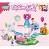 GUDI 9612 non  ĐỘNG VẬT QUAY bộ đồ chơi xếp lắp ráp ghép mô hình Modern Girls MODERN GIRLS ROTATING ANIMALS Những Cô Gái Hiện Đại 299 khối