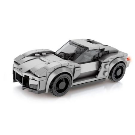 SEMBO 607027 non  REZVANI BEAST ALPHA. bộ đồ chơi xếp lắp ráp ghép mô hình Speed Champions Racing Cars FAMOUS CAR Đua Xe Công Thức 183 khối