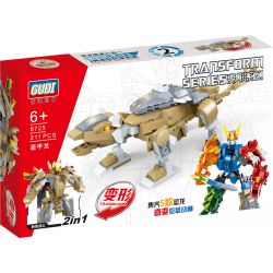 GUDI 8728 8724 8725 8726 8727 non  ARTHUR ARES 5 KẾT HỢP KHỦNG LONG MECHA THẲNG THÀNH NĂM bộ đồ chơi xếp lắp ráp ghép mô hình Marvel Super Heroes TRANSFORM SERIES Siêu Anh Hùng Marvel 1055 khối