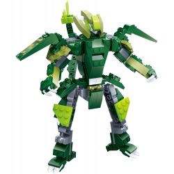 GUDI 8728 8724 8725 8726 8727 non  ARTHUR ARES 5 KẾT HỢP KHỦNG LONG MECHA THẲNG THÀNH NĂM bộ đồ chơi xếp lắp ráp ghép mô hình Marvel Super Heroes TRANSFORM SERIES Siêu Anh Hùng Marvel 1055 khối