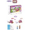 GUDI 9009 non  CỖ XE HOÀNG GIA bộ đồ chơi xếp lắp ráp ghép mô hình Alice Princess ALICE ROYAL CARRIAGE Công Chúa Alice 142 khối