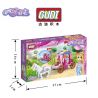 GUDI 9009 non  CỖ XE HOÀNG GIA bộ đồ chơi xếp lắp ráp ghép mô hình Alice Princess ALICE ROYAL CARRIAGE Công Chúa Alice 142 khối