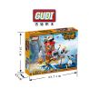 GUDI 9109 non  HÒN ĐẢO CHẾT bộ đồ chơi xếp lắp ráp ghép mô hình Pirates Of The Caribbean LEGEND OF PIRATES DEATH ISLAND Cướp Biển Vùng Caribe 187 khối