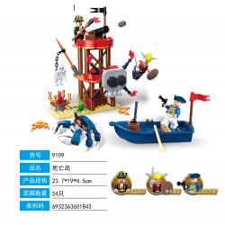 GUDI 9109 non  HÒN ĐẢO CHẾT bộ đồ chơi xếp lắp ráp ghép mô hình Pirates Of The Caribbean LEGEND OF PIRATES DEATH ISLAND Cướp Biển Vùng Caribe 187 khối