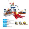 GUDI 9111 non  CỔNG HOÀNG GIA bộ đồ chơi xếp lắp ráp ghép mô hình Pirates Of The Caribbean LEGEND OF PIRATES PORT ROYALE Cướp Biển Vùng Caribe 208 khối