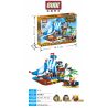 GUDI 9112 non  THÀNH TRÌ CƯỚP BIỂN bộ đồ chơi xếp lắp ráp ghép mô hình Pirates Of The Caribbean LEGEND OF PIRATES STRONGHOLD Cướp Biển Vùng Caribe 200 khối