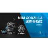 SLUBAN M38-B0761A B0761A 0761A M38B0761A 38-B0761A non  PHIÊN BẢN Q CỦA GODZILLA bộ đồ chơi xếp lắp ráp ghép mô hình Brickheadz QBRICKS Nhân Vật Đầu To 180 khối