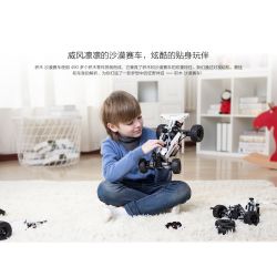 XIAOMI MITU MI ONEBOT SMSC01IQI 01IQI non  ĐUA XE TRÊN SA MẠC bộ đồ chơi xếp lắp ráp ghép mô hình  DESERT RACING Kỹ Thuật Công Nghệ Cao Mô Hình Phương Tiện 490 khối