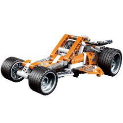 Decool 3804 Jisi 3804 non  ĐUA XE ĐỊA HÌNH bộ đồ chơi xếp lắp ráp ghép mô hình  MECFACTOR OFF-ROADER RACER Kỹ Thuật Công Nghệ Cao Mô Hình Phương Tiện 225 khối