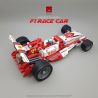 Decool 3807 Jisi 3807 non  XE CÔNG THỨC 1 bộ đồ chơi xếp lắp ráp ghép mô hình  MECFACTOR POWERED PULLBACK F1 RACE CAR Kỹ Thuật Công Nghệ Cao Mô Hình Phương Tiện 377 khối