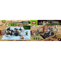 GUDI 6015 600030A non  LOẠT TẤN CÔNG CÓ VŨ TRANG bộ đồ chơi xếp lắp ráp ghép mô hình Military Army KASE MULTIFUNCTIONAL EXCAVATOR Quân Sự Bộ Đội 239 khối