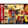 PRCK 61011 non  MẢNH ĐỎ bộ đồ chơi xếp lắp ráp ghép mô hình The  Ninjago Movie SHINOBI Ninja Lốc Xoáy 317 khối
