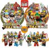 Enlighten 1501A 1501B Qman 1501A 1501B non  THREE KINGDOMS HEROES TRONG MINIFIGURES MÙA ĐẦU TIÊN 16 bộ đồ chơi xếp lắp ráp ghép mô hình Collectable Minifigures Búp Bê Sưu Tầm