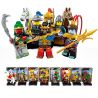 Enlighten 1501A 1501B Qman 1501A 1501B non  THREE KINGDOMS HEROES TRONG MINIFIGURES MÙA ĐẦU TIÊN 16 bộ đồ chơi xếp lắp ráp ghép mô hình Collectable Minifigures Búp Bê Sưu Tầm