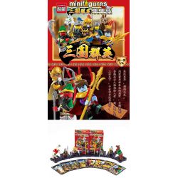 Enlighten 1501A 1501B Qman 1501A 1501B non  THREE KINGDOMS HEROES TRONG MINIFIGURES MÙA ĐẦU TIÊN 16 bộ đồ chơi xếp lắp ráp ghép mô hình Collectable Minifigures Búp Bê Sưu Tầm