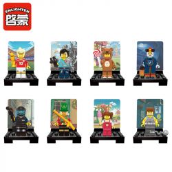 Enlighten 1502A 1502B Qman 1502A 1502B non  16 NHÂN VẬT NHỎ TRONG MÙA THỨ HAI bộ đồ chơi xếp lắp ráp ghép mô hình Collectable Minifigures Búp Bê Sưu Tầm