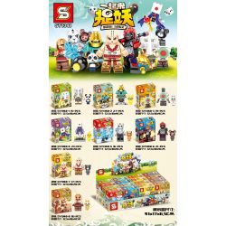 SHENG YUAN SY SY1348 1348 non  HÃY BẮT QUÁI VẬT 8 MINIFIGURES bộ đồ chơi xếp lắp ráp ghép mô hình Collectable Minifigures Búp Bê Sưu Tầm 154 khối