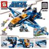 SHENG YUAN SY SY7024 7024 non  MÁY BAY CHIẾN ĐẤU PHÔI. bộ đồ chơi xếp lắp ráp ghép mô hình Marvel Super Heroes Siêu Anh Hùng Marvel
