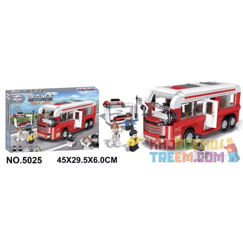 Winner 5025 non  XE BUÝT bộ đồ chơi xếp lắp ráp ghép mô hình Rock City Thành Phố Đá