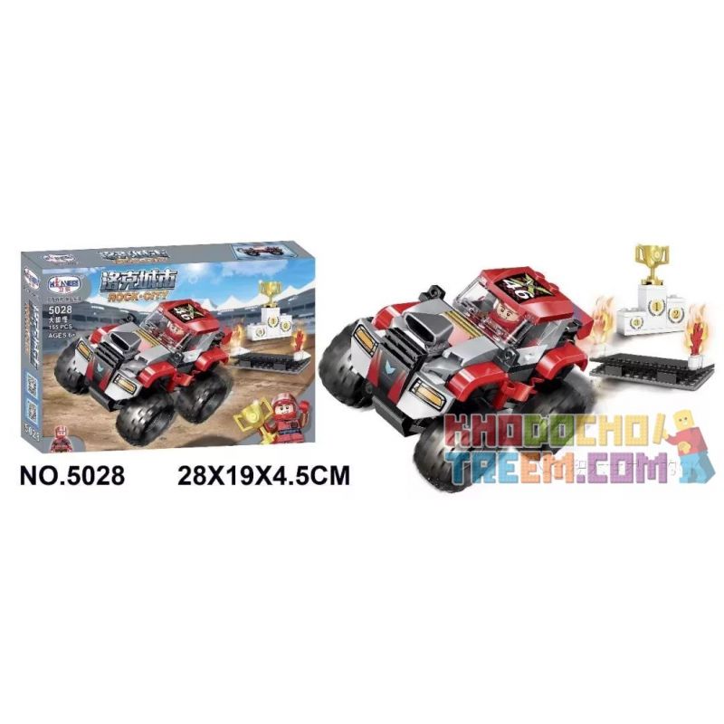 Winner 5028 non  CHÂN TO bộ đồ chơi xếp lắp ráp ghép mô hình Rock City Thành Phố Đá 155 khối