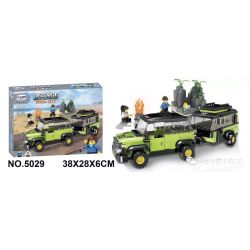 Winner 5029 non  XE JEEP. bộ đồ chơi xếp lắp ráp ghép mô hình Rock City Thành Phố Đá