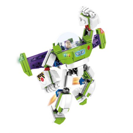 SHENG YUAN SY SY6699 6699 non  BUZZ LIGHTYEAR 8 KẾT HỢP bộ đồ chơi xếp lắp ráp ghép mô hình Toy Story Câu Chuyện Đồ Chơi 285 khối