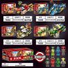 SHENG YUAN SY 7022A 7022B 7022C 7022D non  4 NINJA CƠ KHÍ ĐUA SIÊU XE NGỰA bộ đồ chơi xếp lắp ráp ghép mô hình The  Ninjago Movie NINJA MASTER Ninja Lốc Xoáy 731 khối