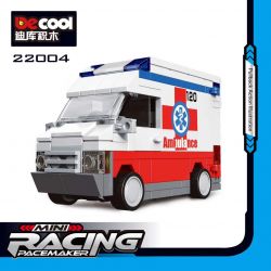 Decool 22004 Jisi 22004 non  XE CỨU THƯƠNG bộ đồ chơi xếp lắp ráp ghép mô hình Speed Champions Racing Cars MINI RACING PACEMAKER Đua Xe Công Thức 122 khối