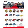 Decool 22012 Jisi 22012 non  XE CẢNH SÁT MÀU TRẮNG bộ đồ chơi xếp lắp ráp ghép mô hình Speed Champions Racing Cars MINI RACING PACEMAKER Đua Xe Công Thức 45 khối