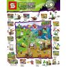 SHENG YUAN SY 1250 non  SỰ KẾT HỢP GIỮA PLANTS VS. ZOMBIES 10 bộ đồ chơi xếp lắp ráp ghép mô hình Plants Vs Zombies Hoa Quả Nổi Giận 295 khối