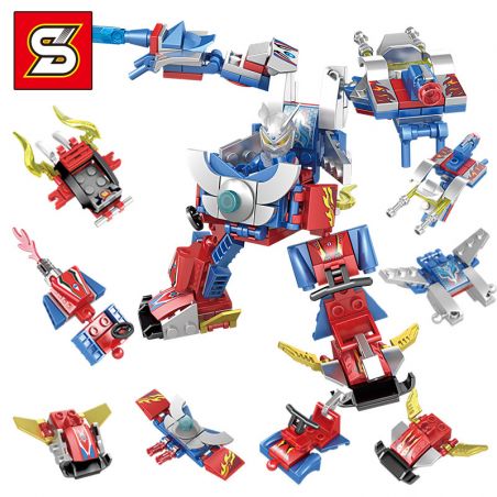 SHENG YUAN SY 1119 non  SIÊU NHÂN ULTRAMAN NGƯỜI KHỔNG LỒ VŨ TRỤ 10 KẾT HỢP bộ đồ chơi xếp lắp ráp ghép mô hình Vệ Binh Vũ Trụ Siêu Nhân Điện Quang 206 khối