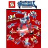 SHENG YUAN SY 1119 non  SIÊU NHÂN ULTRAMAN NGƯỜI KHỔNG LỒ VŨ TRỤ 10 KẾT HỢP bộ đồ chơi xếp lắp ráp ghép mô hình Vệ Binh Vũ Trụ Siêu Nhân Điện Quang 206 khối
