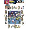 SHENG YUAN SY 1234 non  8 NHÂN VẬT NHỎ bộ đồ chơi xếp lắp ráp ghép mô hình Fornite FORTNITE Bắn Súng 306 khối