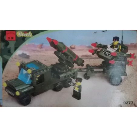 AUSINI 22505 Enlighten 0277 Qman 0277 non  XE TÊN LỬA bộ đồ chơi xếp lắp ráp ghép mô hình Military Army Quân Sự Bộ Đội