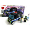 Enlighten 126 Qman 126 non  HỘ TỐNG XE CẢNH SÁT bộ đồ chơi xếp lắp ráp ghép mô hình City ESCORTING POLICE TRUCK Thành Phố 87 khối