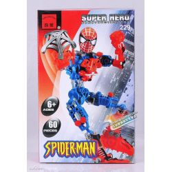 Enlighten 229 Qman 229 non  NGƯỜI NHỆN bộ đồ chơi xếp lắp ráp ghép mô hình Super Heroes SPIDER-MAN Siêu Nhân Anh Hùng 60 khối