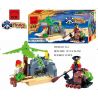 Enlighten 314 Qman 314 non  TRẠM TRUNG CHUYỂN KHO BÁU bộ đồ chơi xếp lắp ráp ghép mô hình Pirates Of The Caribbean Cướp Biển Vùng Caribe 95 khối