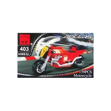Enlighten 403 Qman 403 non  XE MÁY bộ đồ chơi xếp lắp ráp ghép mô hình Speed Champions Racing Cars RACERS MOTORCYCLE Đua Xe Công Thức 139 khối