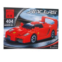 BRIC TEK 21502 Enlighten 404 Qman 404 non  XE THỂ THAO MÀU ĐỎ bộ đồ chơi xếp lắp ráp ghép mô hình Speed Champions Racing Cars RACERS ROADSTER Đua Xe Công Thức