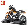SEMBO 701101 SHENZHEN RAEL ENTERTAINMENT 50009 non  XE MÁY XUYÊN QUỐC GIA KTM bộ đồ chơi xếp lắp ráp ghép mô hình  TECHINQUE MOTORCYCLE Kỹ Thuật Công Nghệ Cao Mô Hình Phương Tiện 209 khối
