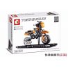 SEMBO 701101 SHENZHEN RAEL ENTERTAINMENT 50009 non  XE MÁY XUYÊN QUỐC GIA KTM bộ đồ chơi xếp lắp ráp ghép mô hình  TECHINQUE MOTORCYCLE Kỹ Thuật Công Nghệ Cao Mô Hình Phương Tiện 209 khối