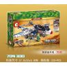 SEMBO 704300 non  TIA CHỚP P38 CỦA MỸ bộ đồ chơi xếp lắp ráp ghép mô hình Empires Of Steel Đế Chế Thép 330 khối