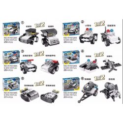 Kazi KY67265 67265 non  XE BỌC THÉP CHỞ QUÂN 16 TỔ HỢP bộ đồ chơi xếp lắp ráp ghép mô hình Police Cảnh Sát 452 khối