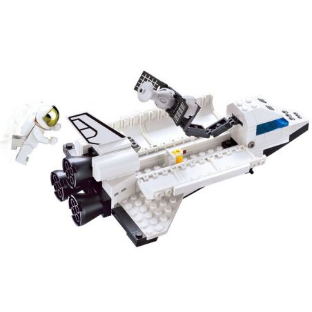 Enlighten 509 Qman 509 non  KHÁM PHÁ TÀU CON THOI bộ đồ chơi xếp lắp ráp ghép mô hình Space SPACE SHUTTLE DISCOVERY Thám Hiểm Không Gian 125 khối