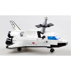 Enlighten 509 Qman 509 non  KHÁM PHÁ TÀU CON THOI bộ đồ chơi xếp lắp ráp ghép mô hình Space SPACE SHUTTLE DISCOVERY Thám Hiểm Không Gian 125 khối
